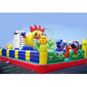 Mickey Mouse and Donald Duck inflatable amusement park